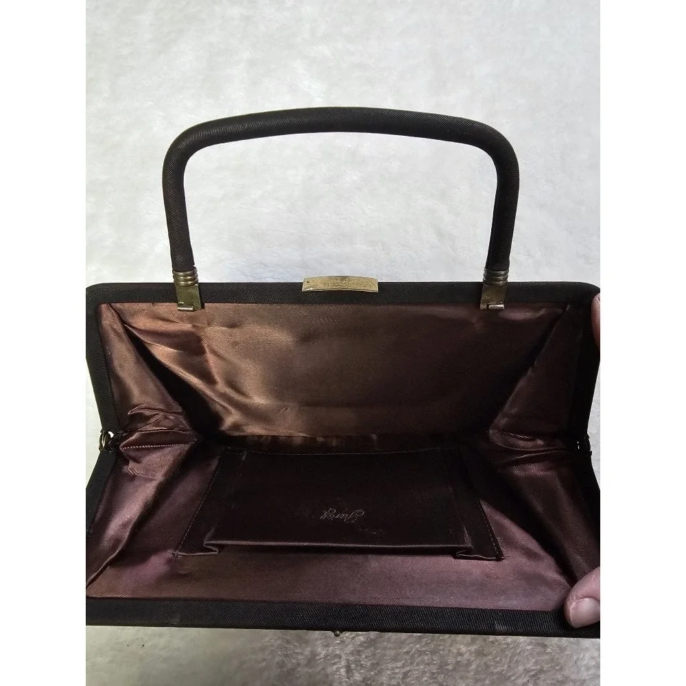 Garay Vintage‎ Snap Closure Top Handle Purse Evening Bag